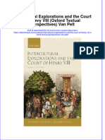 Intercultural Explorations and The Court of Henry Viii Oxford Textual Perspectives Van Pelt Full Chapter PDF