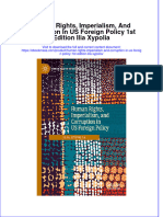 Human Rights Imperialism and Corruption in Us Foreign Policy 1St Edition Ilia Xypolia Full Chapter PDF