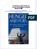 Hunger and Fury The Crisis of Democracy in The Balkans Jasmin Mujanovic Full Chapter PDF