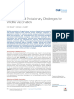 Ecological and Evolutionary Challenges For Wildlife Vaccination