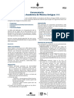 AMA Convocatoria Mayo 2024 Cantantes