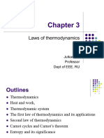 Chapter 3 - Laws of Thermodynamics