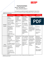 FINAL ORAL TASK RUBRIC Beg, HG, B & I1 (EB)