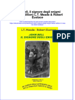 John Bell Il Signore Degli Enigmi Italian Edition L T Meade Robert Eustace Full Chapter PDF