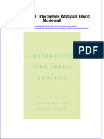 Emassfile - 676interrupted Time Series Analysis David Mcdowall Full Chapter PDF