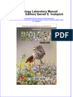 (Download PDF) Ise Biology Laboratory Manual Thirteenth Edition Darrell S Vodopich Full Chapter PDF