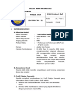 Modul Ajar 4. Aljabar Dan Fungsi