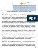 El Trabajo de Salud Mental en Territorio