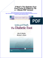 (Download PDF) Levin and Oneals The Diabetic Foot Diabetic Foot Levin Oneals 7Th Edition Version Full Chapter PDF