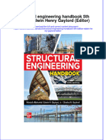 (Download PDF) Structural Engineering Handbook 5Th Edition Edwin Henry Gaylord Editor Full Chapter PDF