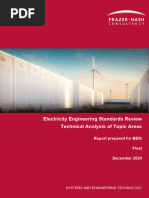 Electricity Engineering Standards Review Technical Analysis Topic Areas