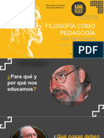 Exposición Filosofía Como Pedagogía