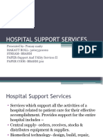 BBAHM 502 Hospital Support Services