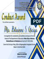 Brave - Conduct Award 2023-2024