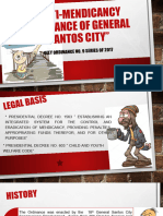 Anti Mendicancy Ordinance of General Santos City 1