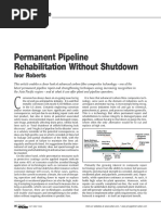 Permanent Pipeline Rehabilitation Without Shutdown