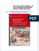 Natural Resources and Divergence A Comparison of Andean and Nordic Trajectories Cristian Ducoing Full Chapter PDF