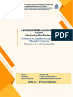 Laporan Perjalanan Dinas Monitoring & Evaluasi - Kabupaten Tangerang - L&R, Banten (Periode November 2023-2) .