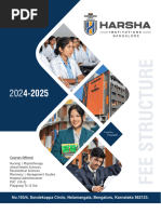 Harsha Fees Booklet - 2024-25