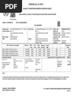 Reprinted Bill of Supply: Gujarat Co-Operative Milk Marketing Federation Limited