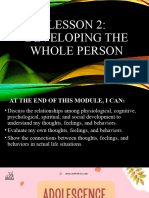 Developing A Whole Person