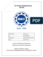 Human Factor Engineering Project-1