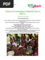 RTBfoods - State of Knowledge - Boiled Yam - Benin