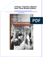 Political Emotions Towards A Decent Public Sphere Thom Brooks Editor Full Chapter PDF