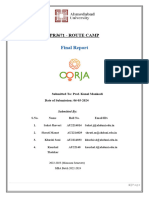 Oorja Final Report