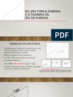 Trabalho, Energia Potencial e Conservação de Energia