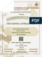 Jabberwocky'24 (English Department - SPMCollege)