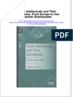 Public Intellectuals and Their Discontents From Europe To Iran Yadullah Shahibzadeh Full Chapter PDF