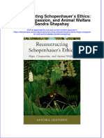 Reconstructing Schopenhauers Ethics Hope Compassion and Animal Welfare Sandra Shapshay Full Chapter PDF