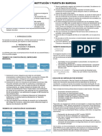Constitución y Puesta en Marcha