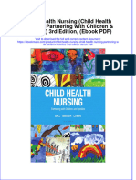 Child Health Nursing Child Health Nursing Partnering With Children Families 3Rd Edition PDF Full Chapter PDF