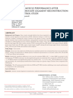 Isokentic Muscle Testing Acl