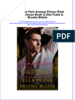 (Download PDF) Scandalous Park Avenue Prince Park Avenue Princes Book 3 Ella Frank Brooke Blaine Full Chapter PDF