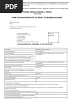 Form 2 - Siddharth Pankaj Mishra: Particulars To Be Furnished by The Applicant