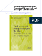 The Economics of Immigration Beyond The Cities: Theoretical Perspectives and Empirical Insights Daniel Rauhut