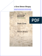 Stoic Eros Simon Shogry Full Chapter PDF