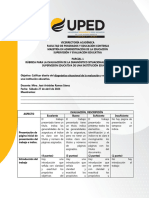 Rubrica para Evaluar El Parcial 1 - Diagnostico Situacional de Un Centro Educativo