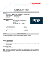 Safety Data Sheet: Product Name: Mobil Delvac Modern 15W-40 Super Defense