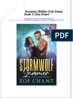 (Download PDF) Stormwolf Summer Shifter Cub Camp Book 1 Zoe Chant Full Chapter PDF