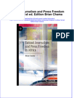 Tabloid Journalism and Press Freedom in Africa 1St Ed Edition Brian Chama Full Chapter PDF