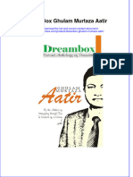 Dreambox Ghulam Murtaza Aatir Full Chapter PDF