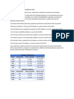 ESTUDIO DE CASO Aplicación de Métodos de Valuación de Inventarios