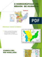 Cuencas Hidrográficas en La Región de Huánuco (1) - Solo Lectura