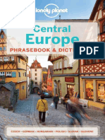 Lonely Planet - Central Europe Phrasebook (3rd Edition)