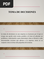 Toma de Decisiones