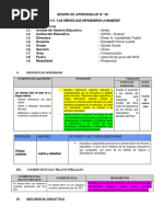 Sesión de Aprendizaje N 39